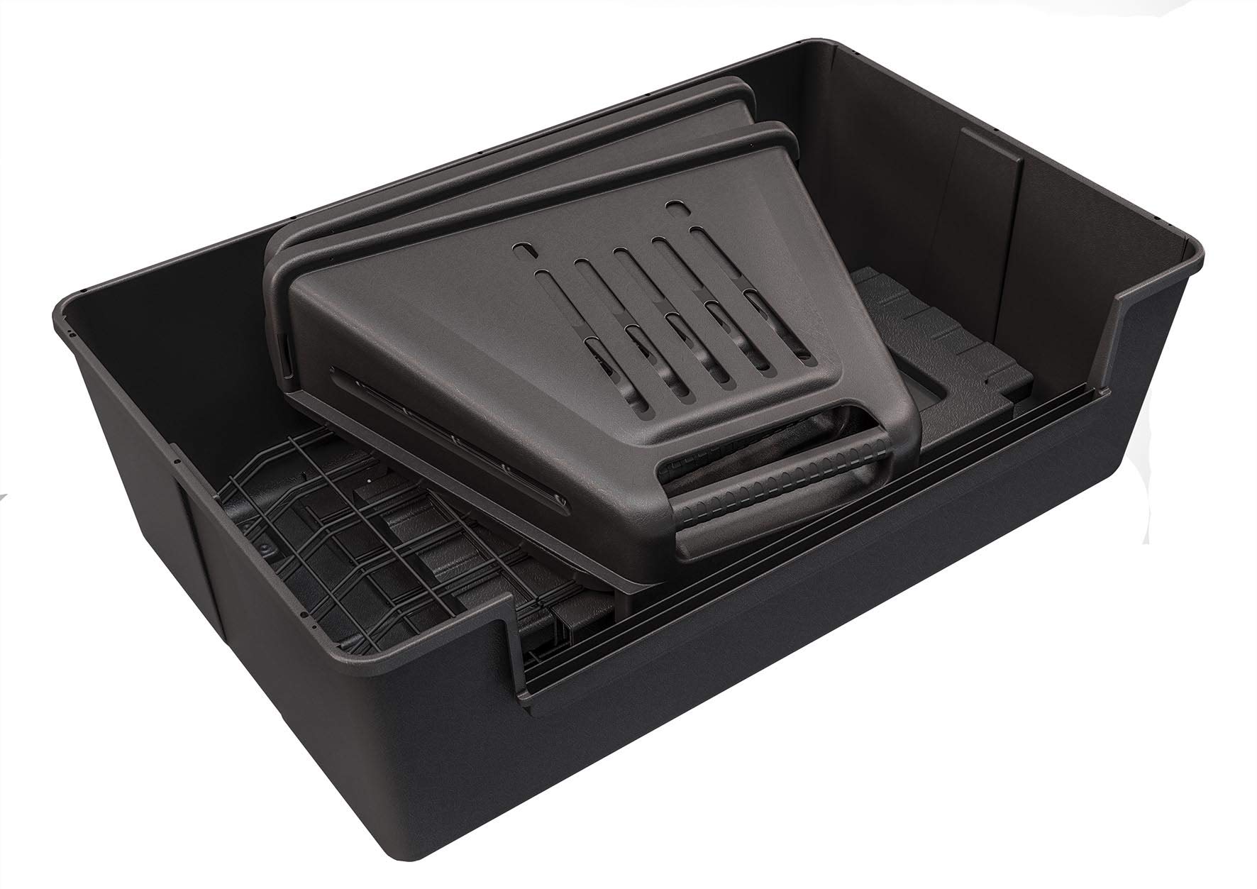 Ferplast Atlas Vehicle SUV Dog Crate, Assembled Car Dog Crate Measures 32L x 20W x 24H & is Ideal for Small to Medium Dog Breeds, Black - Image 5