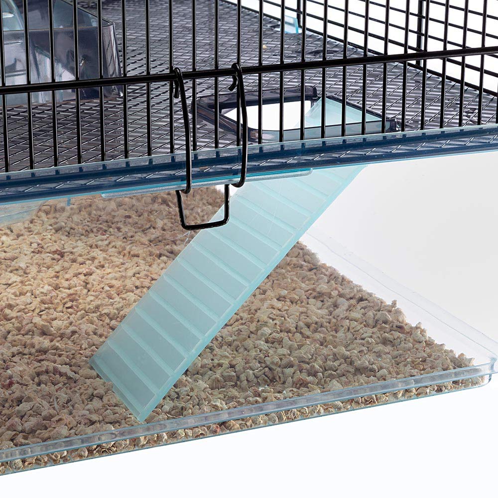 Ferplast Favola Hamster Cage Includes Free Water Bottle, Exercise Wheel, Food Dish & Hamster Hide-Out Large Hamster Cage Measures 23.6L x 14.4W x 11.8H-Inches - Image 11