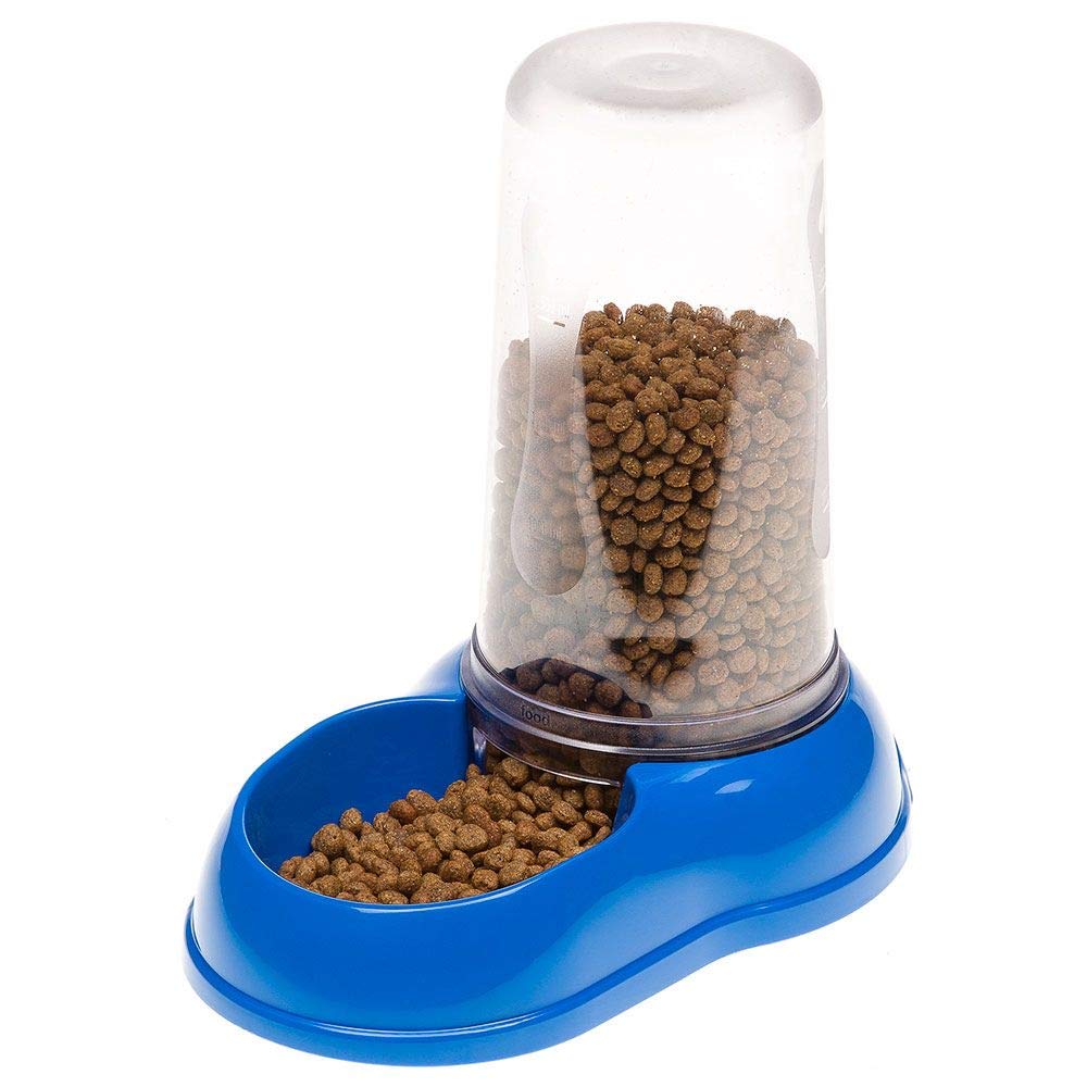 Ferplast Food or Water Dispenser for Dogs and Cats AZIMUT 600 Pet Dispenser Dry Food Feeder Water Feeder 0,6 Liter, Non-Slip Bottom, 12,5 x 19 x h 19,5 cm Blue - Image 6